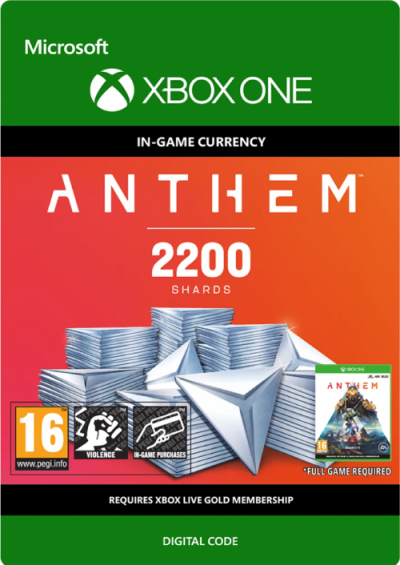 Compare Anthem 2200 Shards Pack Xbox One CD Key Code Prices & Buy 3