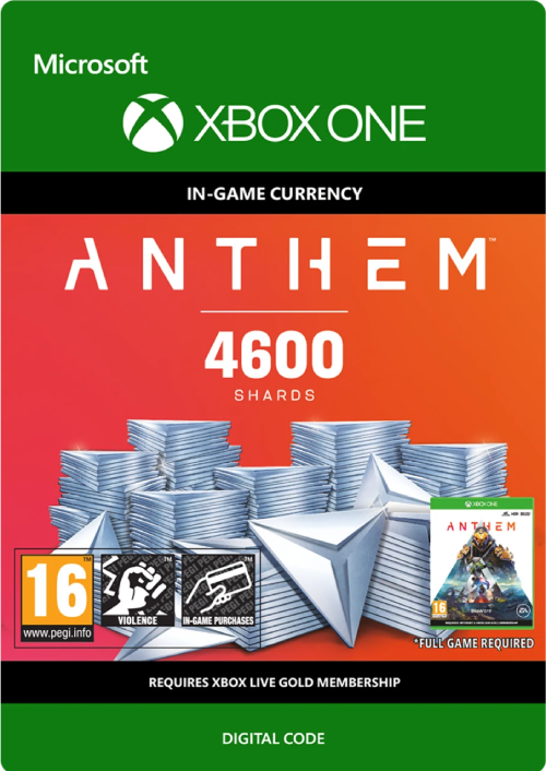 Compare Anthem 4600 Shards Pack Xbox One CD Key Code Prices & Buy 1