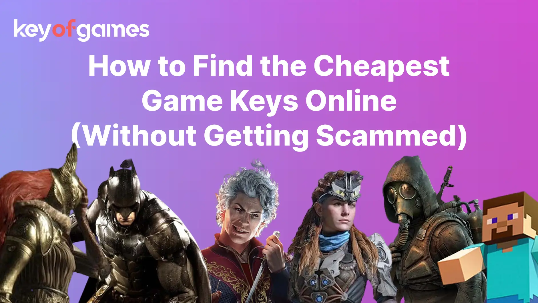 Find the Cheapest Game Keys Online at keyofgames
